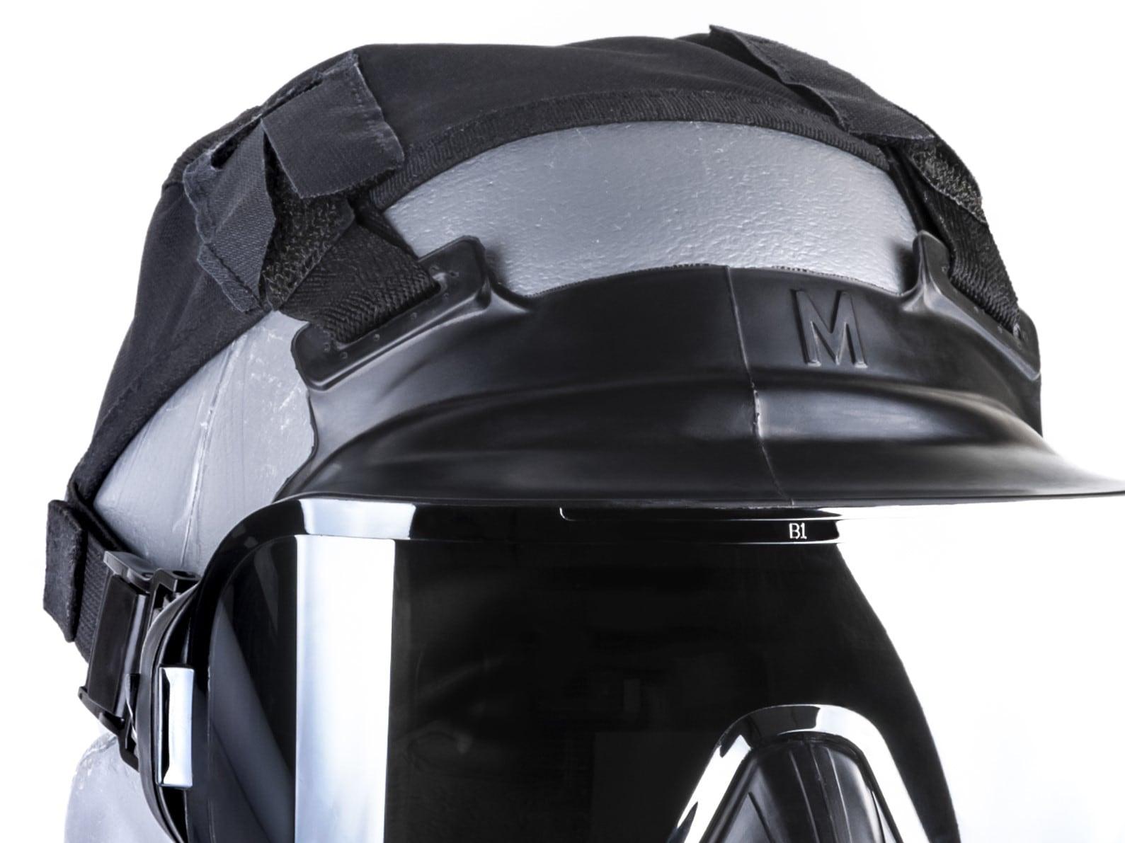 Close-up of the C50 low profile brow seal under a helmet
