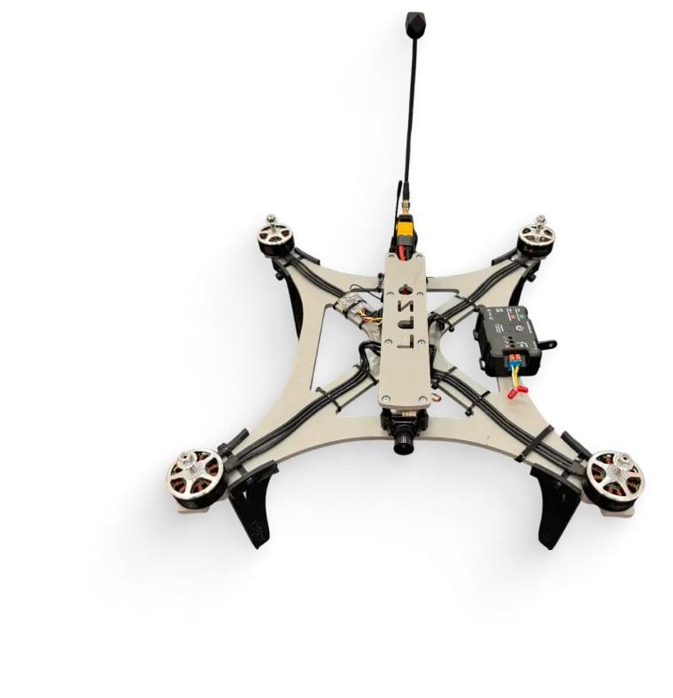 Grif-T quadcopter frame seen from above