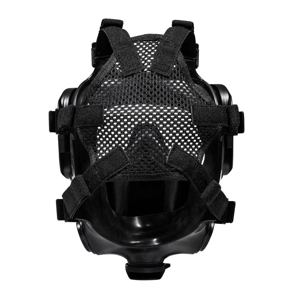 Rear view of the CM-8M six-point head harness